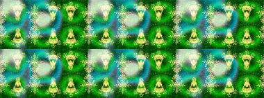 Kar tanesi renkli desen. Raster kar taneleri arka plan. Raster resim. Renk arka plan üzerinde izole soyut kar taneleri ile düz tasarım. Snowflakes desen.