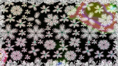 Raster Henna tarzı. Etnik Mandala havlusu. Kusursuz süs izi. Sınır Kızılderili çiçekli paisley patten. Tebrik kartı arkaplanı, boyama kitabı, arkaplan, tekstil için kullanılabilir.