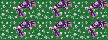 Tekstil veya kitap kapakları, imalat, duvar kağıtları, baskı, hediye paketi ve yapıştırma kitabı için çiçek eskizi geçmişi. Küçük çaplı çiçeklerdeki basit şirin desenler. Raster illüstrasyonu.