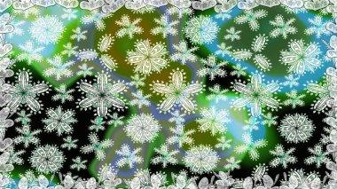 Soyut zarafet, çiçekli arkaplan deseni. Raster Güzel kumaş deseni.