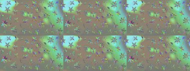 Karalama elementleri. Çizim çiçek deseni duvar kağıdı, web sitesi arka planı, ambalaj kağıdı, davetiye, broşür, afiş veya web sitesi için kullanılabilir. El çizimi Raster illüstrasyonu.