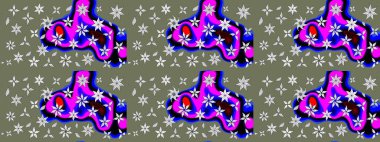 Tekstil, kumaş, kapaklar, duvar kağıtları, baskı, naylon, koleksiyon defteri, örgü, dekupaj için güzel bir eskiz. Küçük yeşil ve mavi çiçeklerle oldukça kaliteli besin torbası deseni.