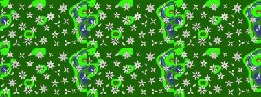 Doğal kozmetik ürünleri, parfüm, çiçekçi dükkanı için bahar ihalesi tasarımı. Paket kağıdı için en iyisi. Yeşil ve nötr lale çiçekleriyle Raster eskiz deseni. Karşılama ya da düğün geçmişi olarak kullanılabilir.