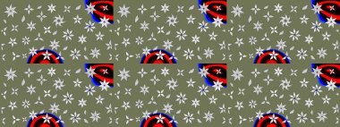 Küçük çiçekte güzel bir çiçek deseni var. Raster deseni. Çiçekli çiçek deseni, suluboya..