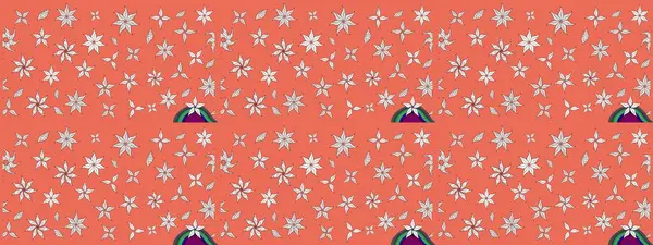 Düz Çiçek Elementleri Tasarımı. Çiçek desenli eskiz, yaz çiçekleri. Renkli Bahar Teması eskiz kalıbı. Turuncu ve nötr renkte çiçekler.