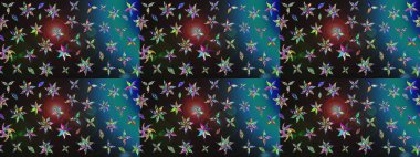 Klasik çiçekler. El çizimi, soyut ve süslü elementler. Yaz çiçekleri teması. Gri ve mavi renkler. Suluboya resim taklit Raster illüstrasyonu.