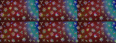 Suluboya desenli çiçek deseni. Dekorasyon ve tasarım için güzel bir desen. Moda baskısı. Çiçeğin suluboya çizimlerinin mükemmel deseni. Ayarlanmış.