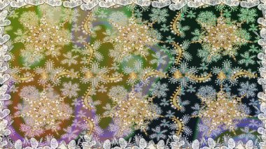 Gri renkli Raster altın deseni. Soyut duvar kâğıdı, ambalaj dekorasyonu. Altın kar taneleri basit, pürüzsüz desen. Kışın sembolü, Mutlu Noel tatili, Mutlu yıllar 2019.