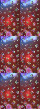 Çiçeğin suluboya çizimlerinin mükemmel deseni. Ton halinde. Moda baskısı. Dekorasyon ve tasarım için güzel bir desen. Suluboya desenli çiçek deseni.