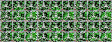 Çiçeksiz desenlerin resmi. Vadinin yeşil renkli çiçekleri.