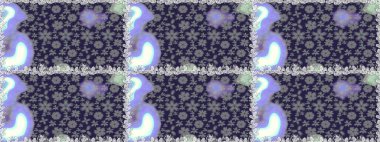 Güzel kumaş deseni. Raster Illustrasyon 'da moda olmayan çiçek deseni. Renkli Yaz Temalı Kusursuz Arkaplan. Düz Çiçek Elementleri Tasarımı.