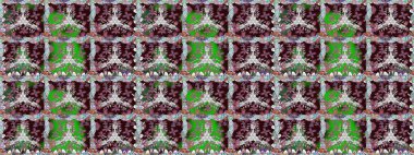 Raster illüstrasyon. Küçük çiçek sevimli çiçek desen. Sorun -suz.