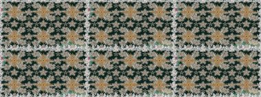 Kusursuz Tony kumaş deseni. Raster illüstrasyonu. Modaya uygun kumaş deseni. Küçük çiçekte sevimli çiçek deseni var..