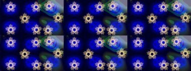 Kar taneleri deseni. Şirin desen. Raster illüstrasyonu. Raster Noel soyut renkli arka plan ve tatlı kar tanesi. Noel Kar Taneleri Arkaplanı.