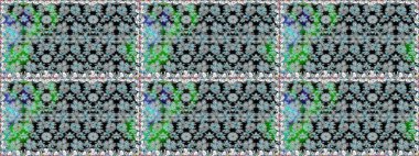 Tekstil, kumaş, ambalaj, hatıra defteri için hoş bir çiçek arkaplanı. Gri arka planda. Çocuksu tasarım. Elle çizilmiş karalama çiçekleri ile pürüzsüz desen.