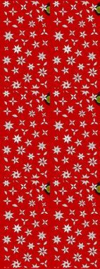 Raster - stok. Kırmızı ve nötr çiçekli eskiz deseni, suluboya çiçek deseni, şirin çiçek, duvar kağıdı, kart veya kumaş için fayanslı.