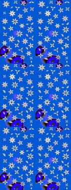 Raster illüstrasyonu. Flower eskiz arka planı. Şatafatlı bahar bahçesi dokusu. Çiçek deseni.