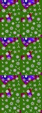 Şirin karalamalı çiçek desenli çizim. El yapımı çiçek ve bitki koleksiyonu. Eskiz stili yeşil ve nötr renklerde. Raster illüstrasyonu. Raster illüstrasyonu.