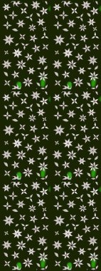 Vadinin gri ve nötr renklerinde çiçekleri. Raster çiçek desenleri çiziyor..