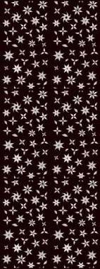 Modaya uygun kumaş deseni. Sevimli çiçek raster deseni. Renkli Yaz Temalı eskiz kalıbı. Düz Çiçek Elementleri Tasarımı.