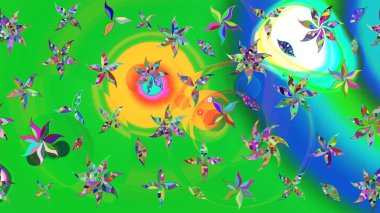 Organik elementler. Raster deseni. Botanik çizim kalıbı. Suluboya etkisi.