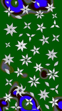 Renkli Bahar Teması eskiz kalıbı. Düz Çiçek Elementleri Tasarımı. Çiçekli eskiz arkaplanı. Çocuk stili.