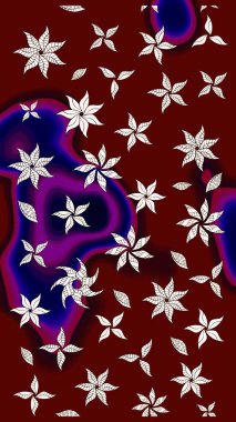 Süslü zentangle çizim dokusu, soyut çiçeklerle süslenmiş. Çiçek deseni duvar kağıdı, desen dolguları ve web sayfası arka planı için kullanılabilir. Şekillendirilmiş çiçekli çizim deseni.