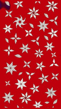 Doğa. Raster deseni. - kırmızı ve nötr çiçekler. Küçük çiçekte güzel bir desen var. Çiçek arkaplan. Çiçek kolajı. Çiçek bileşimi.