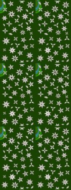 Küçük çiçekte güzel bir desen. Küçük renkli çiçekler. Moda baskıları için zarif bir şablon. Robot resim. Çiçekli yaz çiçekleri. Motley illüstrasyonu.