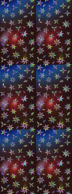 Kahverengi ve mavi renklerde. Raster illüstrasyonu. Anti-stres için Raster soyut şablon sayfası.