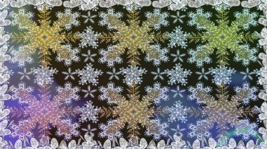 Raster illüstrasyonu. Gri renklerde, altın elementlerle kusursuz desen. Geleneksel oryantasyon süsü. Kusursuz klasik raster altın desenli. Klasik vintage arkaplan.