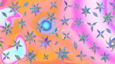 Kumaş, tekstil, duvar kağıdı baskısı için. Eski usul. Raster illüstrasyonu. Tomurcukları papatya çiçekleri olan sevimli bir çiçek deseni. Eskiz geçmişi. Miles Fleur, dandik süs.