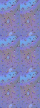 Kızılderili desenli desenli desenli şal deseni. Tekstil, tebrik kartı, boyama kitabı, telefon kılıfı baskısı için kullanılabilir. Raster Henna dövme stili. Etnik Mandala süsü.