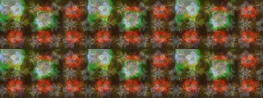 Raster illüstrasyonu. Raster illüstrasyonu. Kar Tanesi Simgesi. Kar taneleri kahverengi, yeşil ve gri renklerde izole edilmiş..