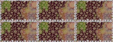 Beautiful fabric pattern. Raster illustration. Cute seamless floral print with spring flowers.