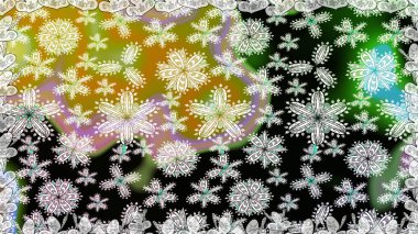 Nazik, narin çiçek arkaplanı. Çiçekli karalama şeklinde Raster çiçek deseni. Tarafsız renklerde çiçekler.