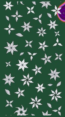 Yeşil ve nötr renklerde çiçekler olan çiçek deseni çiz. Çiçekler suluboya tarzında yeşil ve nötr renklerde.