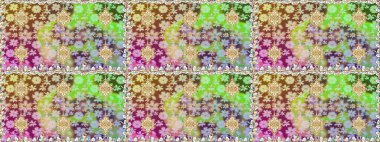 Düz elle çizilmiş klasik koleksiyon. Altın elementlerle nötr renklerde altın desen. Raster altın pürüzsüz desen. Arkaplan, kumaş, altın duvar kağıdı.