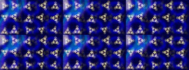 Yüzey için tekrarlanan doku, ambalaj kağıdı, mavi, siyah ve mor renkli kar tanesi. Kış kar taneleri, raster arka plan.