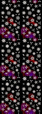 Tekstil, duvar kâğıdı, kapaklar, yüzey, baskı, hediye paketi, hatıra defteri, dekupaj. Taşralı şıklığı. Küçük yabani çiçeklerdeki halk modelini çiz. Liberty style millefleurs.