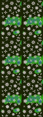 Çiçek desenli eskiz, yaz çiçekleri. Düz Çiçek Elementleri Tasarımı. Renkli Bahar Teması eskiz kalıbı. Gri ve yeşil renkte çiçekler.