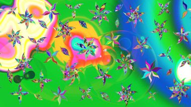 Güzel suluboya yaz çiçekleri deseni..