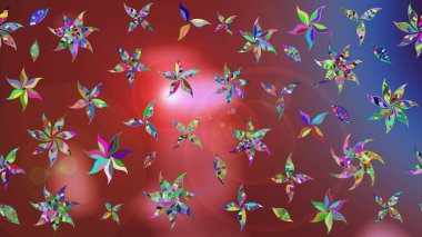 Eskiz arkaplan modeli. Vadinin çiçekleri kahverengi ve kırmızı renklerde. Raster - stok. Suluboya, elle çizilmiş.