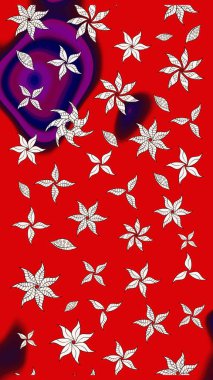 Eskiz Vintage Çiçek Deseni. Raster Kalça dokusu deseni.