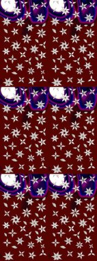 Yumuşak pamuk tasarımı. Raster 'ın taze dokusu. Yumuşak fayans. Paketleme, tekstil, duvar kâğıdı için çiçek eskizi. Klasik çiçek deseni.