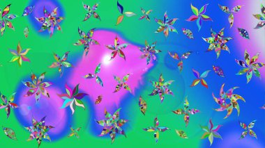 Küçük çaplı çiçeklerdeki basit şirin desenler. Tekstil veya kitap kapakları, imalat, duvar kağıtları, baskı, hediye paketi ve yapıştırma kitabı için çiçek eskizi geçmişi. Raster illüstrasyonu.