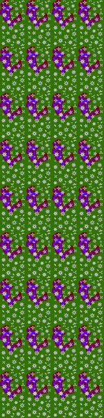 Küçük çiçekli basit bir çiçek çizimi. Moda baskısı, albüm, ambalaj kağıdı ve duvar kağıdı için zarif dekoratif süslemeler. Yeşil ve nötr renklerde şirin çiçekler. Raster illüstrasyonu.