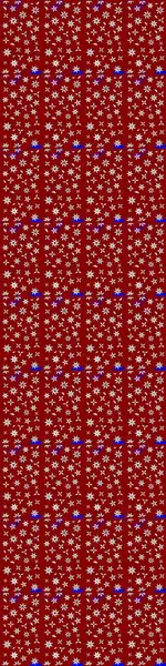 Küçük çiçekteki sevimli çiçek deseni. Bir sürü kırmızı ve nötr soyut çiçekli tropik eskiz deseni. Renkli ve nötr raster çizimi.