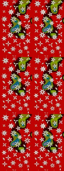 Renkli Bahar Teması eskiz kalıbı. Düz Çiçek Elementleri Tasarımı. Kırmızı ve kahverengi renkte çiçekler. Sevimli çiçek raster deseni.