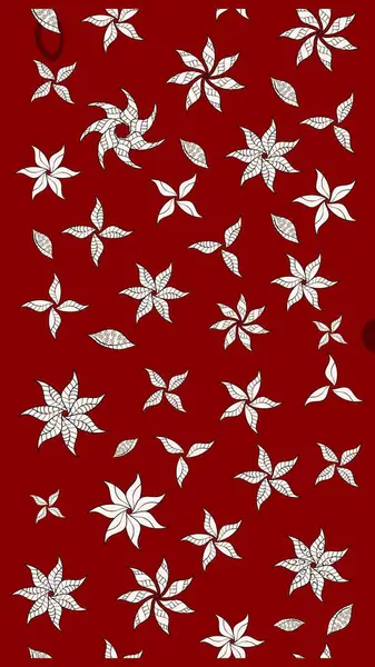 Düz Çiçek Elementleri Tasarımı. Raster. Renkli Bahar Teması çizim şablonu.